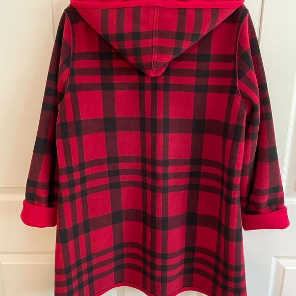 Susan Graver Weekend Reversible Polar Fleece Coat - Large - Picture 9 of 9